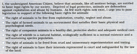 Animal Bill of Rights